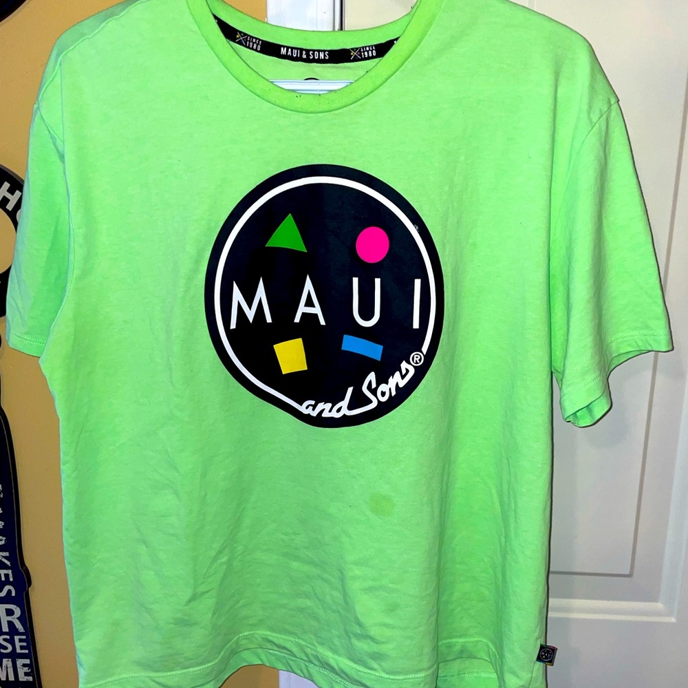 Maui and Sons Fun T-Shirt in gorgeous Green